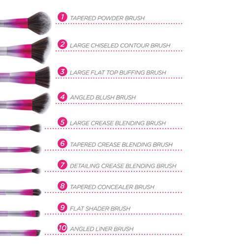 Bộ Cọ Trang Điểm 10 Cây BH COSMETICS Royal Affair BHBO10